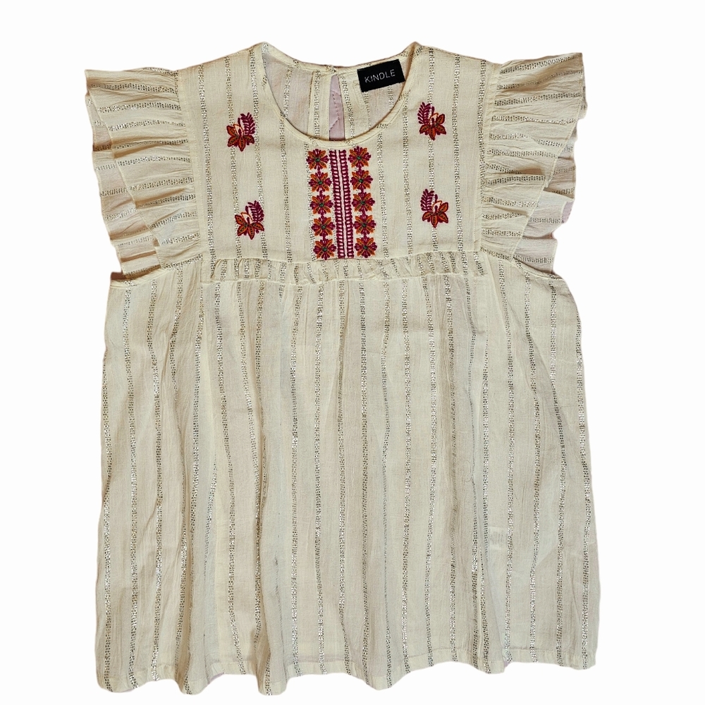 KINDLE Embroidered Top Size Large - Picture 3 of 13
